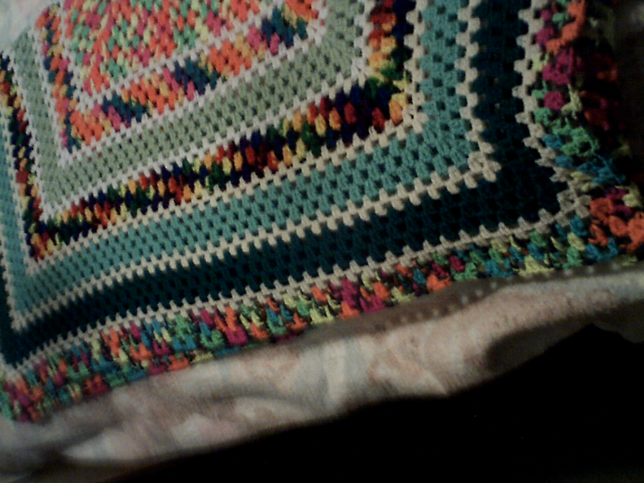 All Many Color Baby Blanket Small