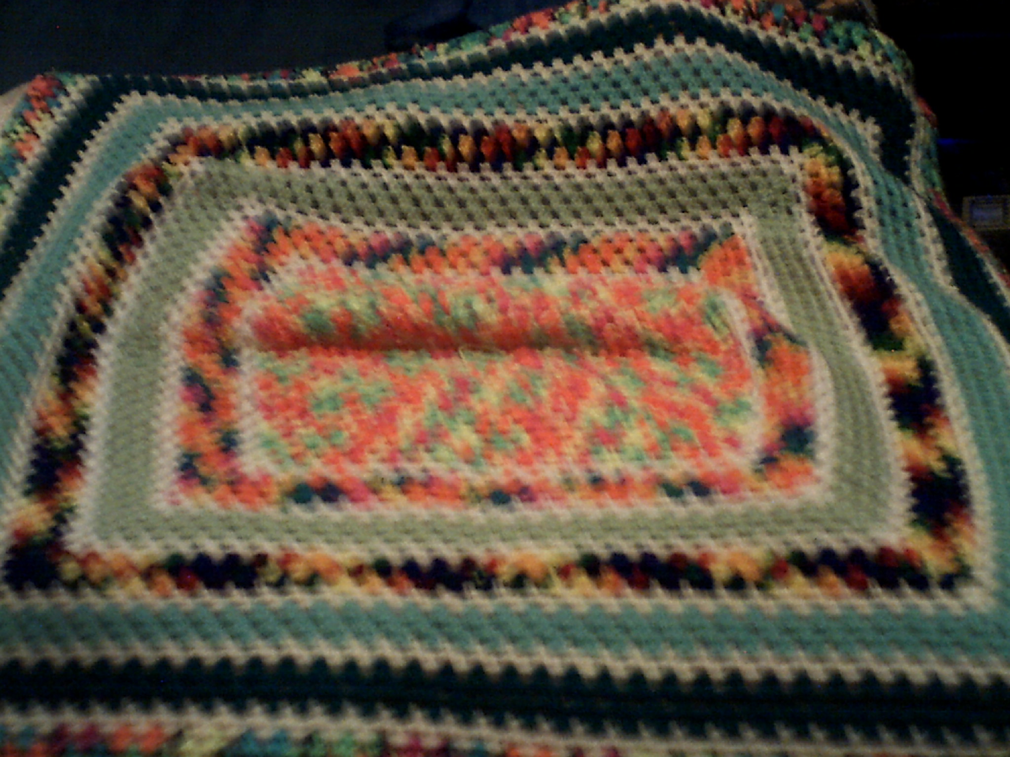 All Many Color Baby Blanket Small